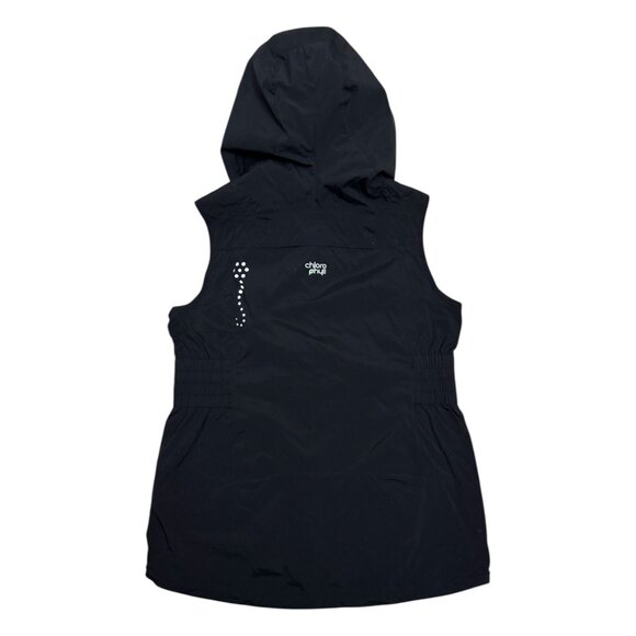 CHLOROPHYLLE Lightweight IMPULSION Hooded Windbreaker Running Vest Womens Medium - Picture 4 of 6